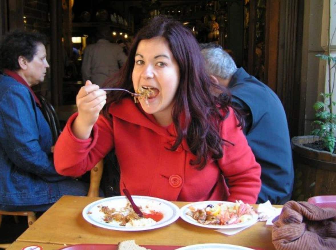 Yasmin Noone experiments with new flavours in Riga, Latvia.