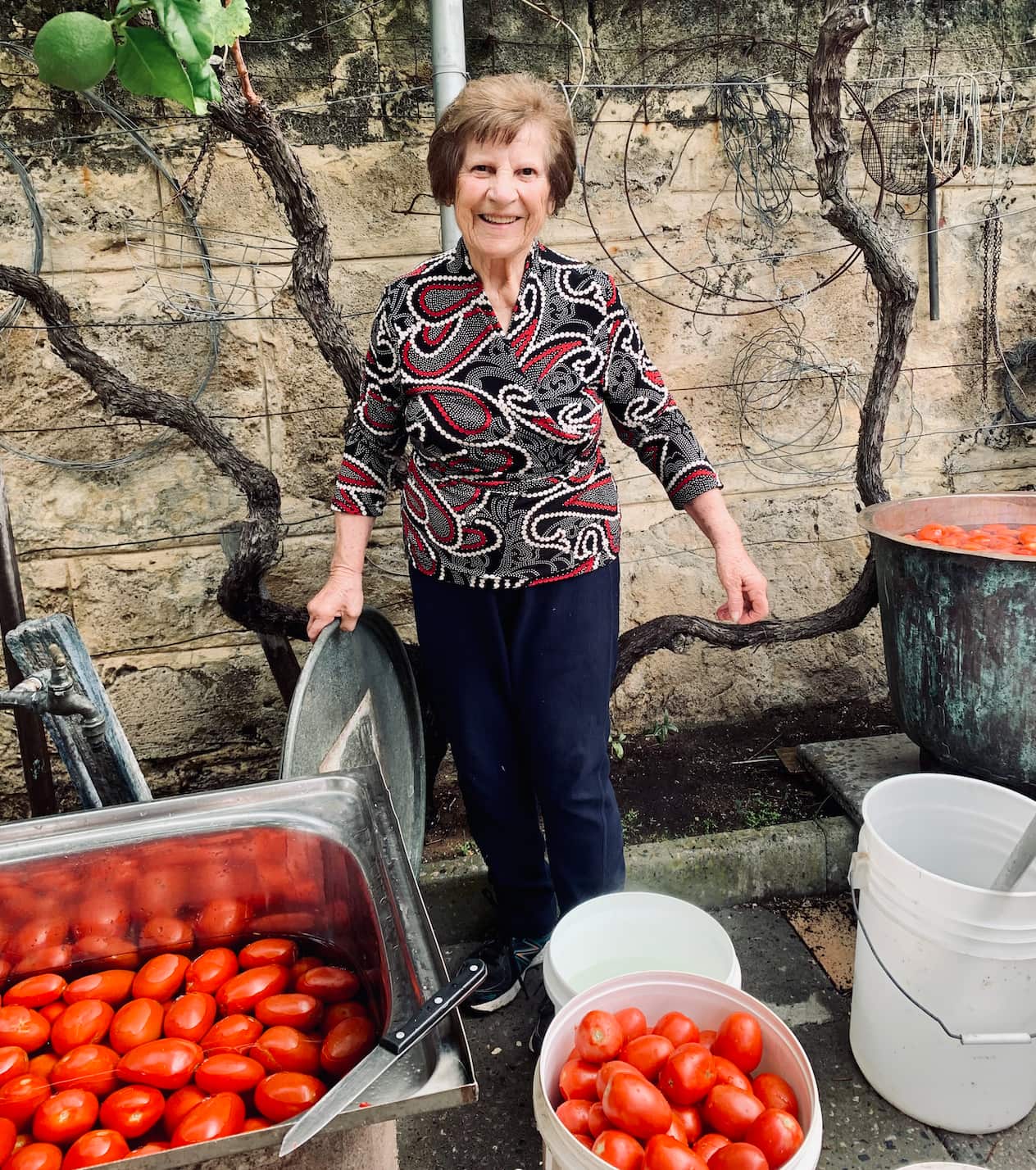 Julia D'Orazio's nonna.