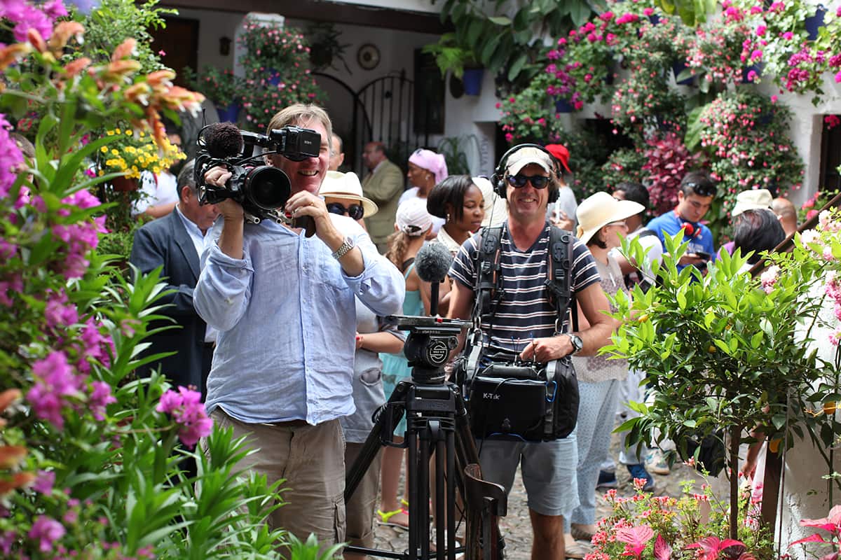 Crew on shoot in Cordoba, Episode 9
