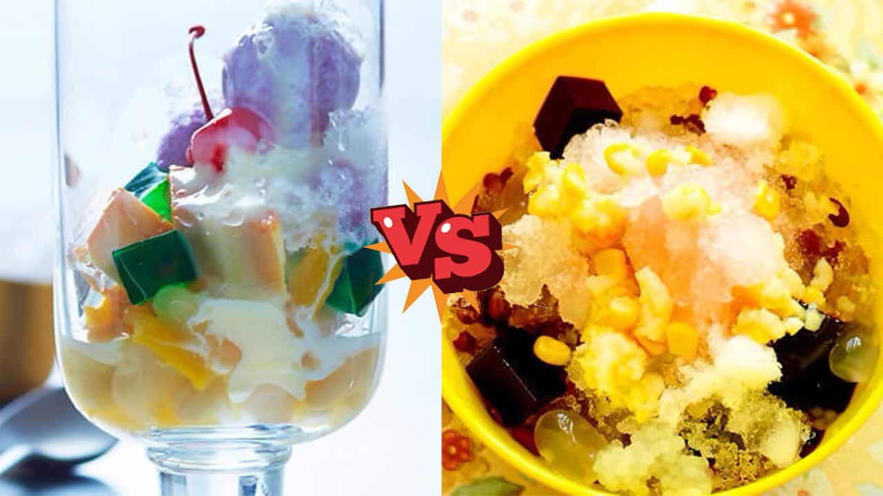 Halo halo vs Ais Kacang