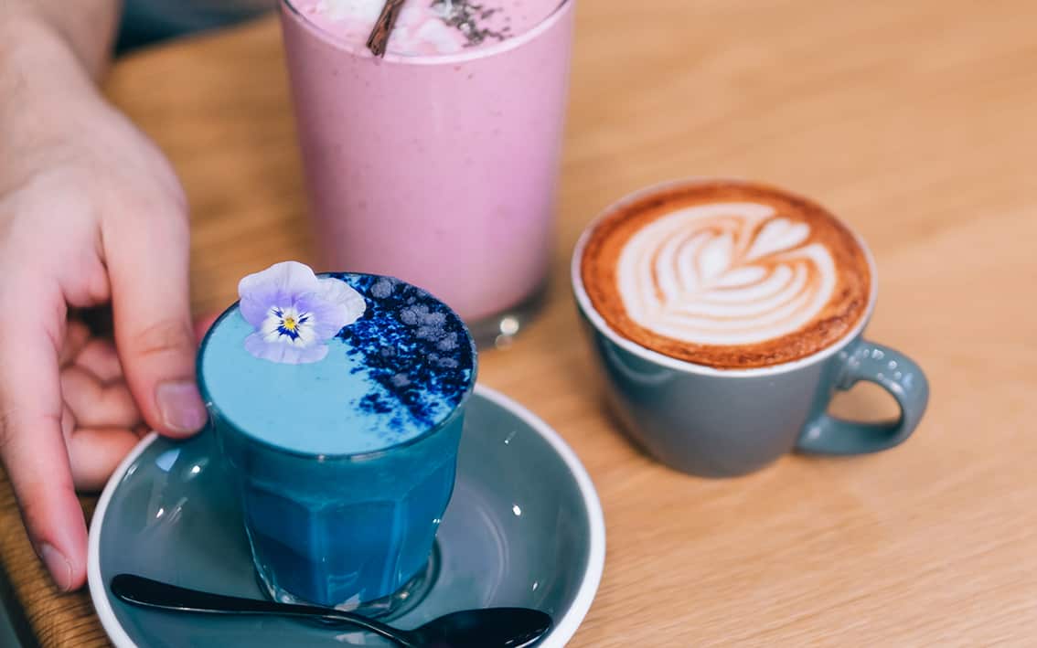 Dairy-free coffee at Shift Eatery