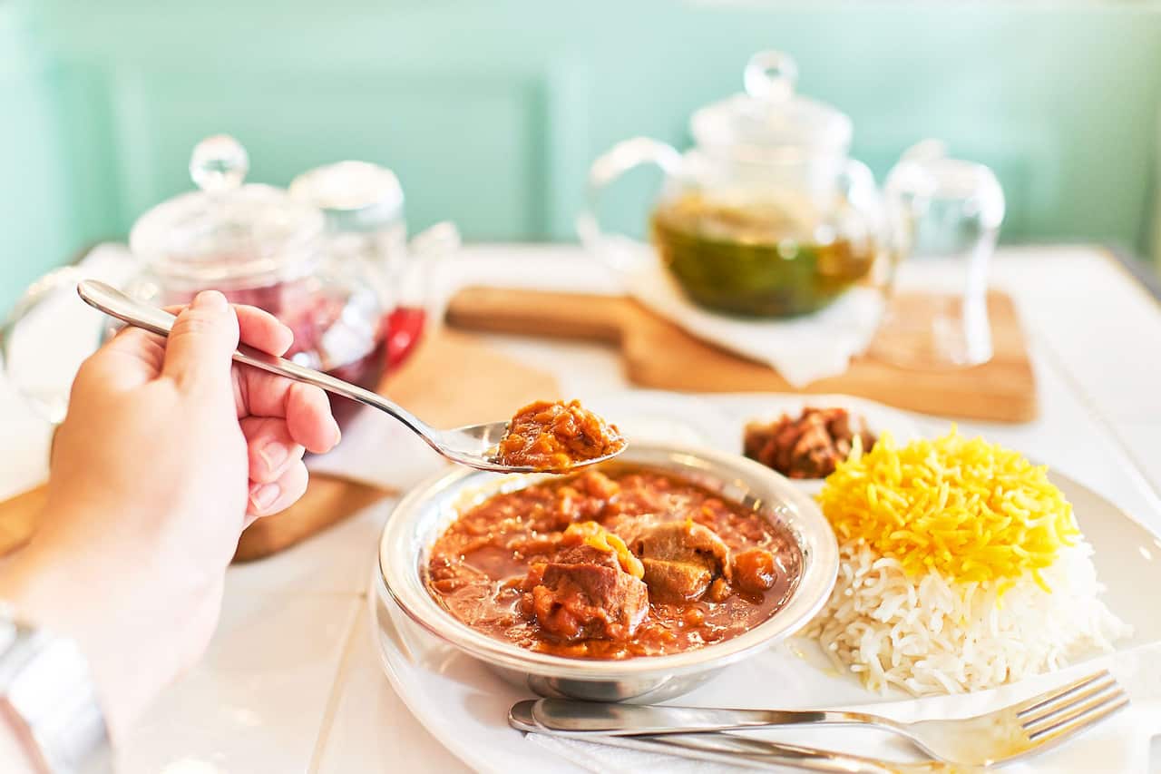 The menu at Shila Kitchen reflects the food of Saba Taghavi's upbringing.