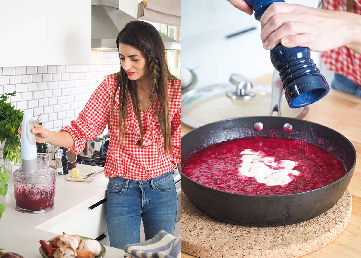 Silvia Colloca makes risotto