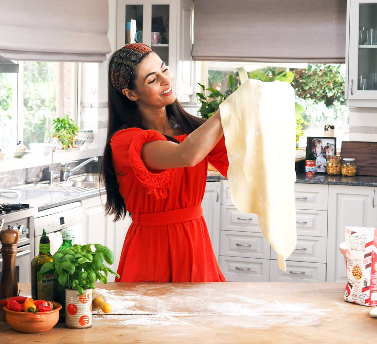 Silvia Colloca prepares pastry