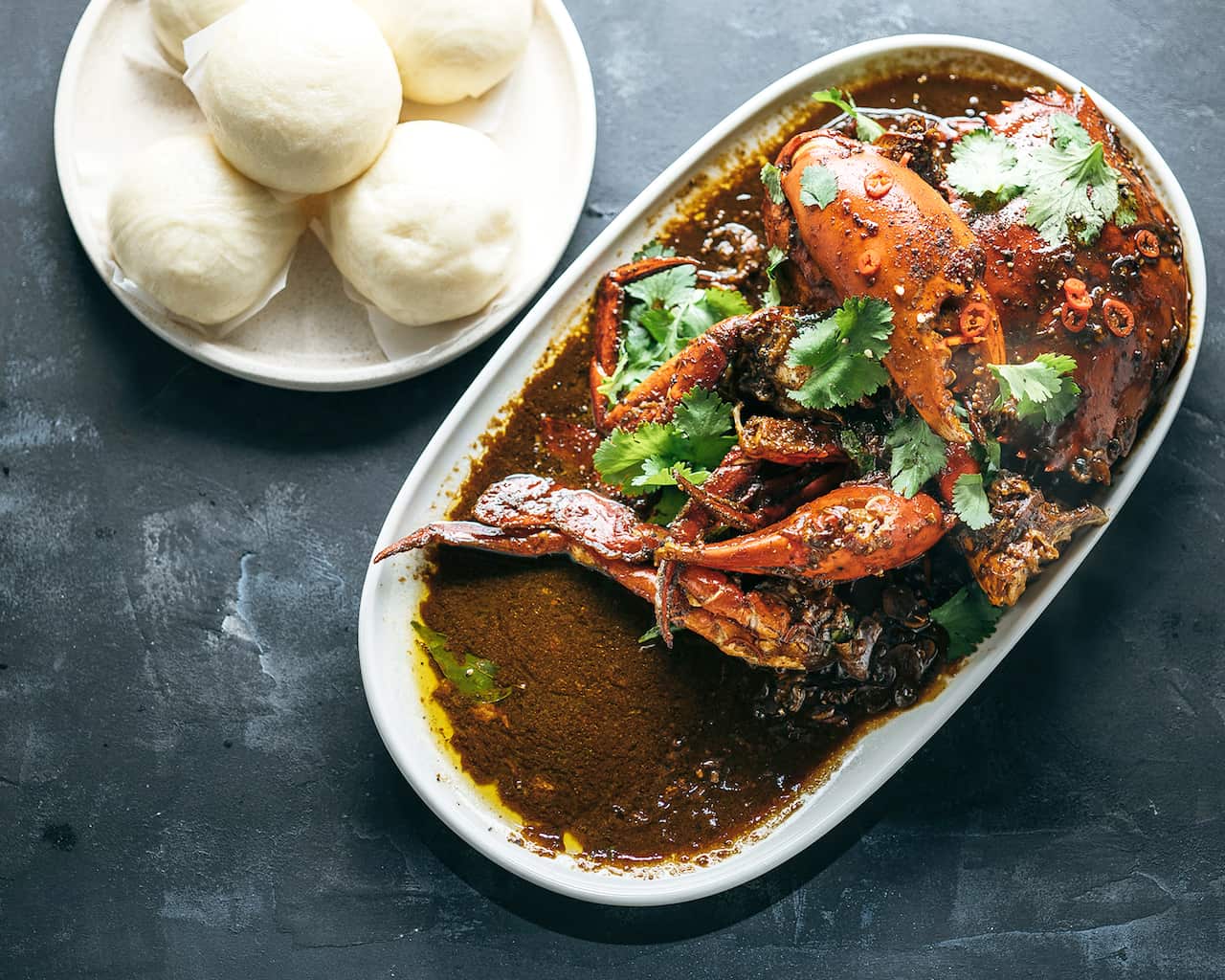 Singapore-style black pepper crab