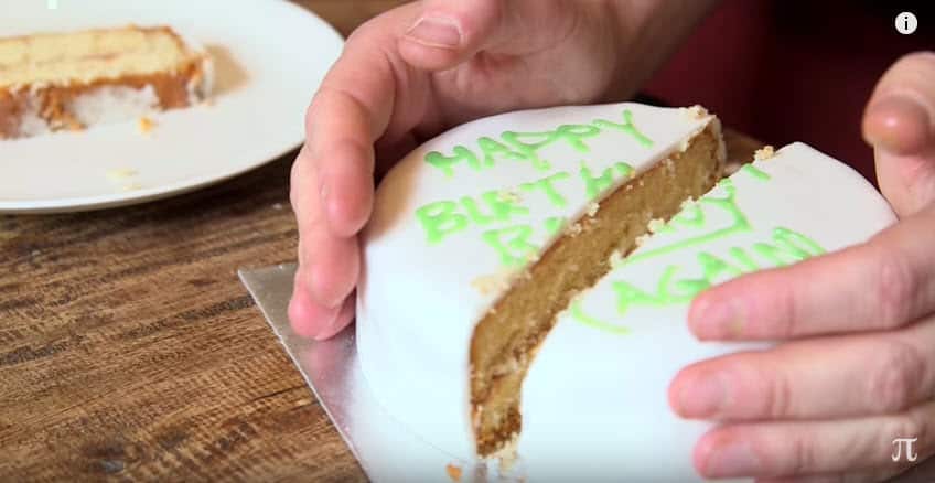 How to cut the most slices out of a cake
