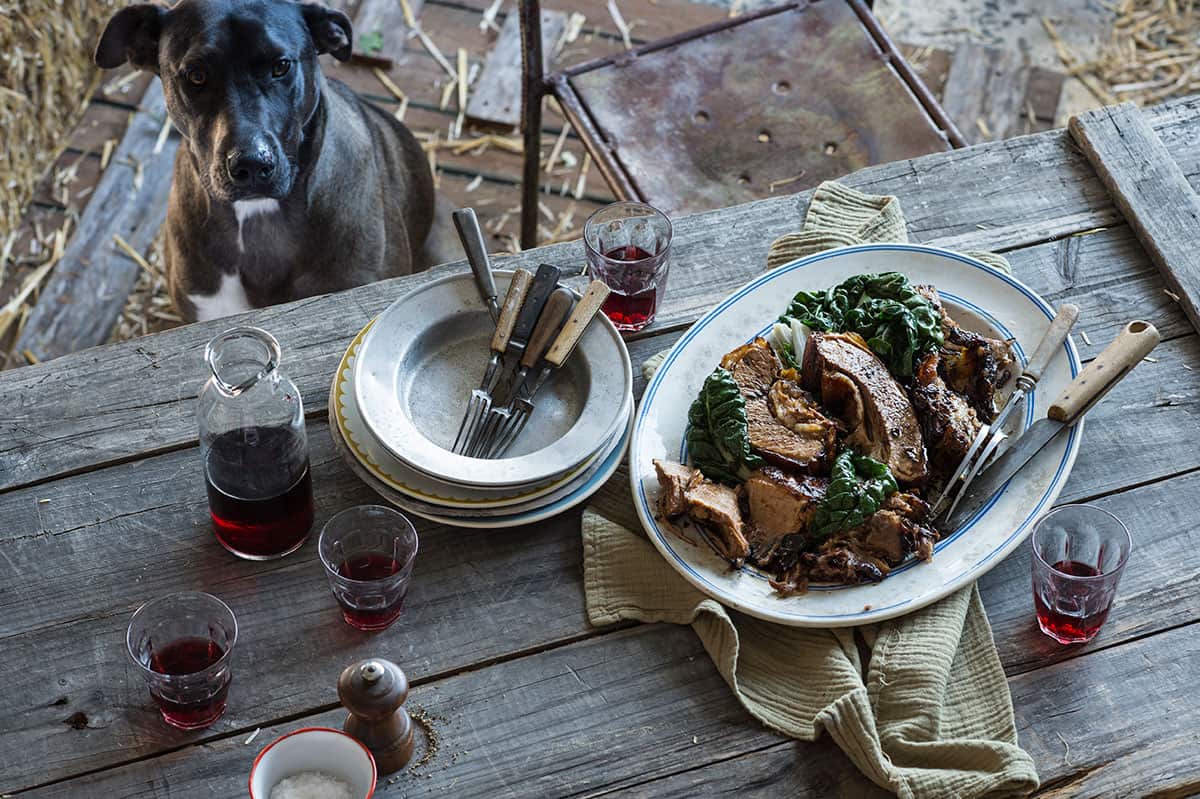Slow roasted beef brisket