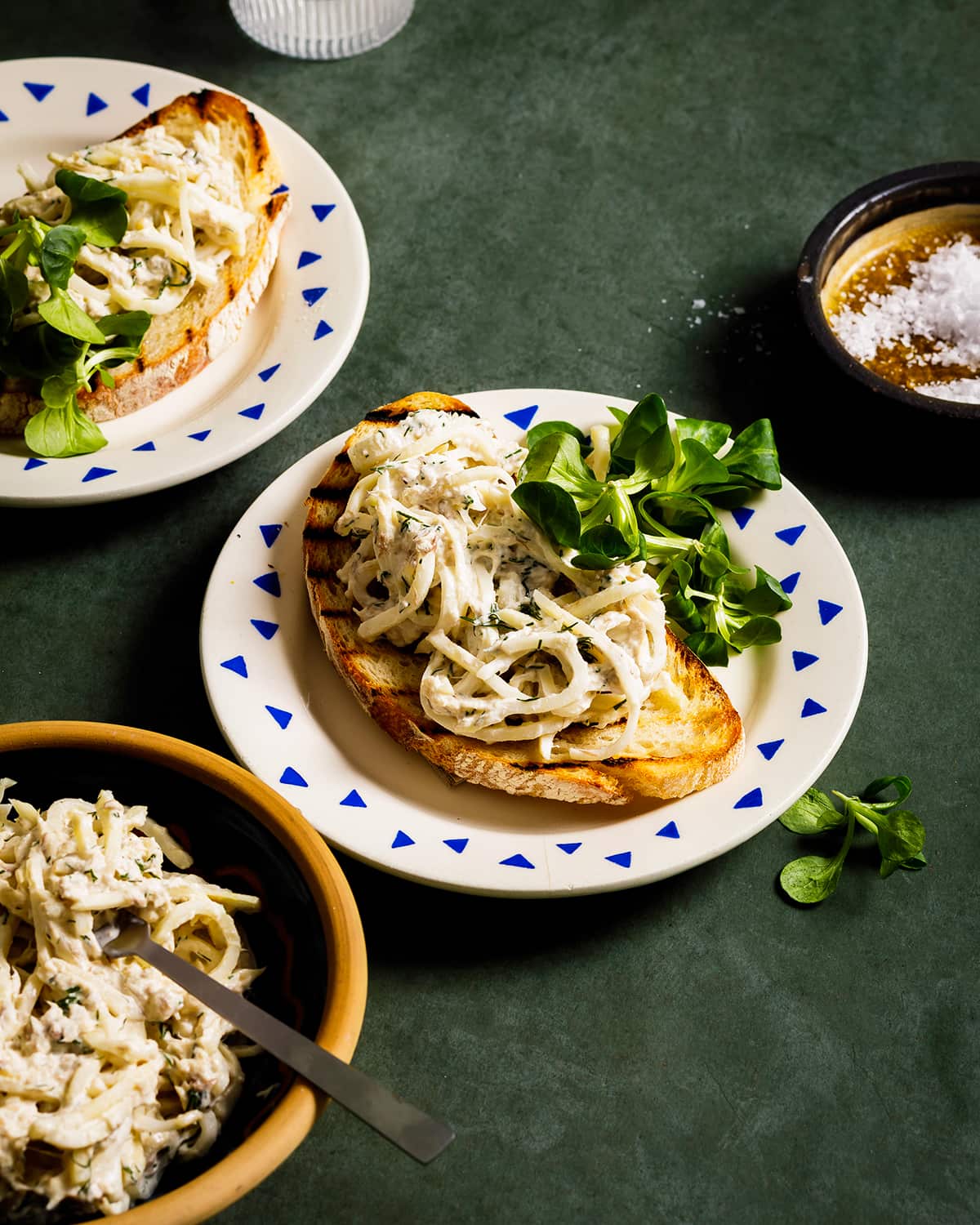 Smoked fish and celeriac remoulade on sourdough