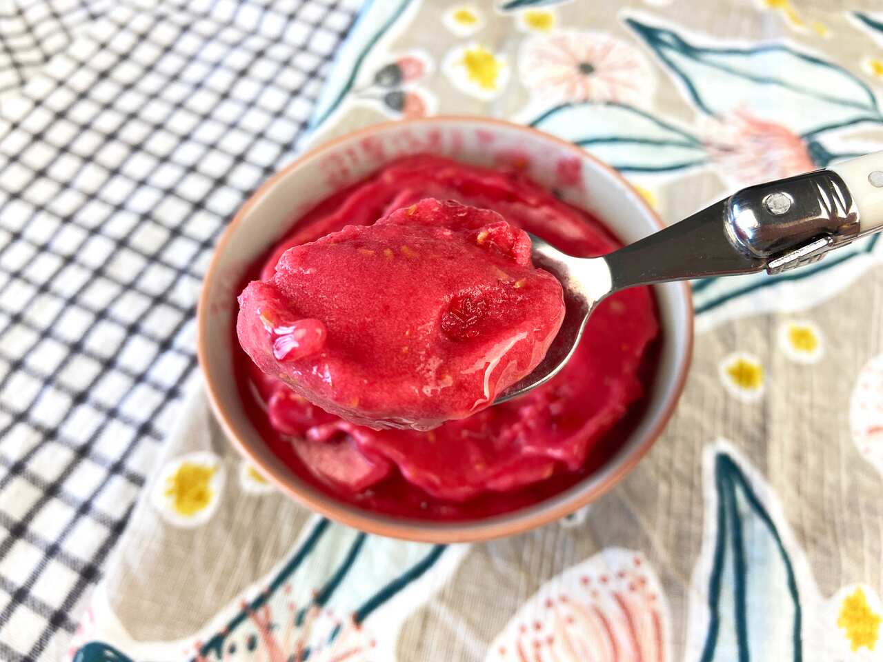 Fruit sorbet