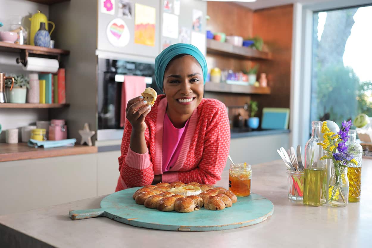 Nadiya Hussain with brioche ring
