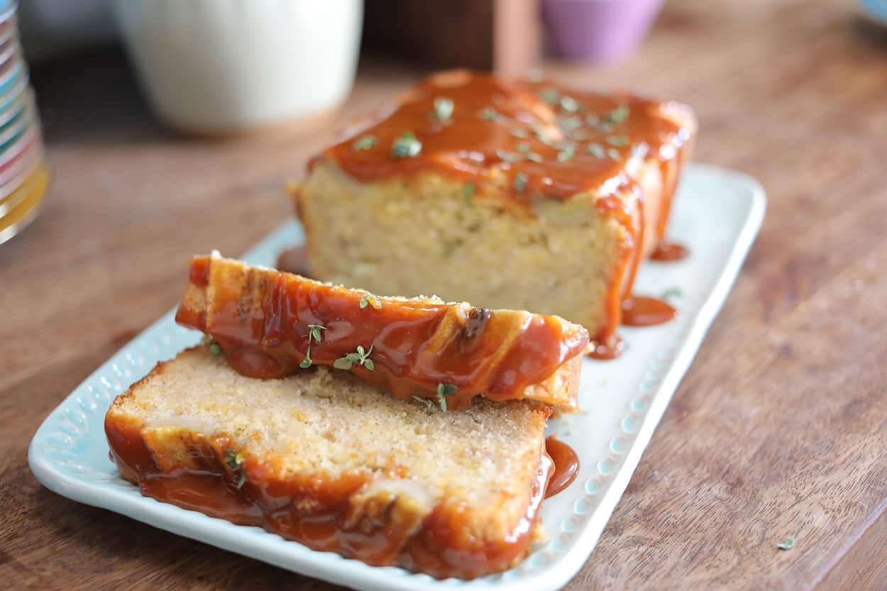Caramel banana bread