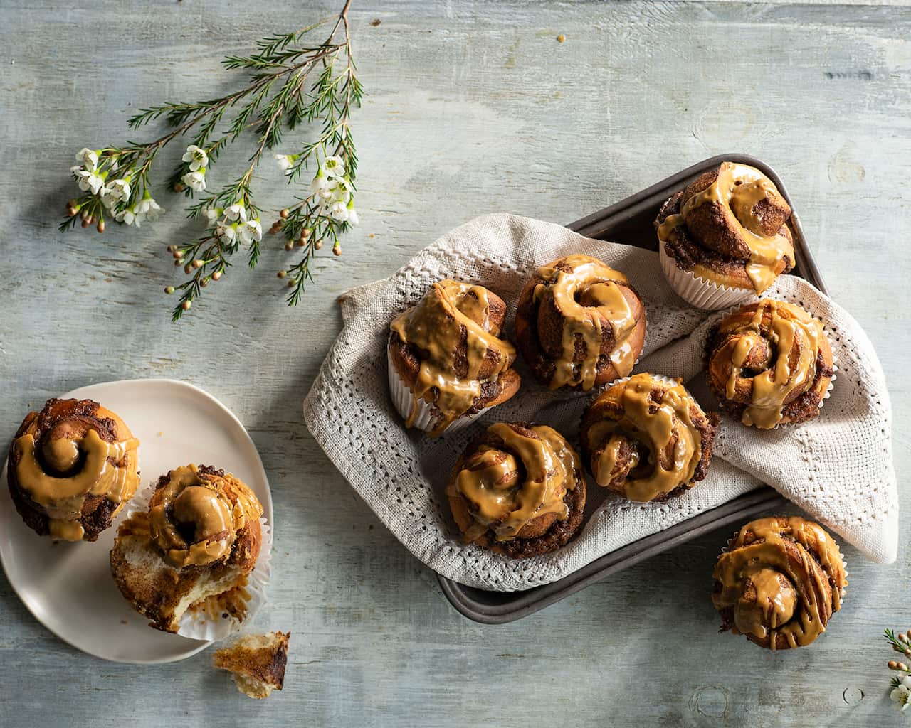 Sourdough cinnamon buns
