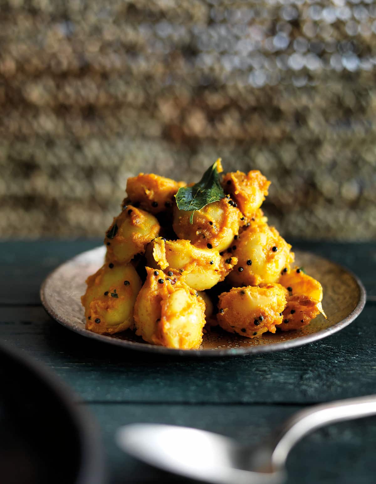 Spiced potato and coconut