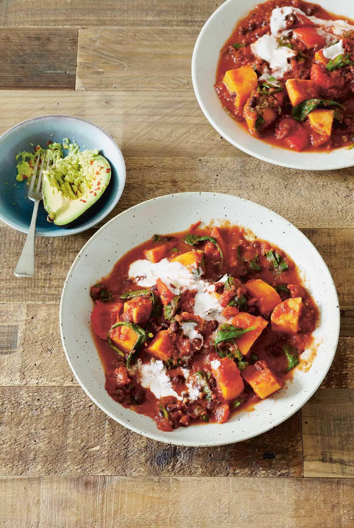 Spiced sweet potato stew