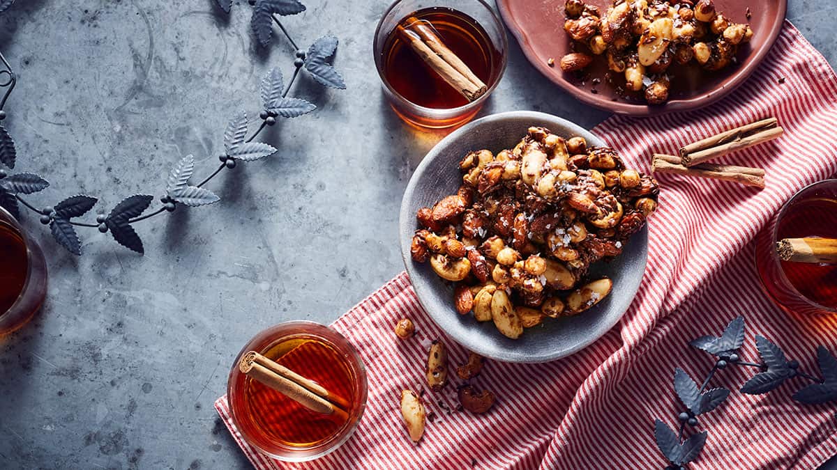 Spiced maple nuts and seeds