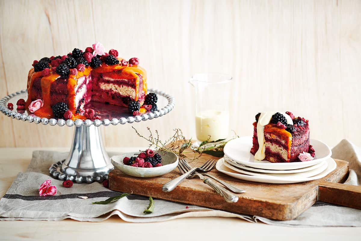 Berry Quilt Cake
