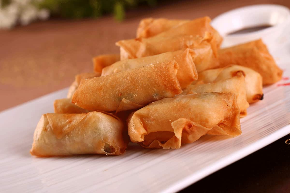 The chico roll was loosely based on the Chinese Australian egg rolls.