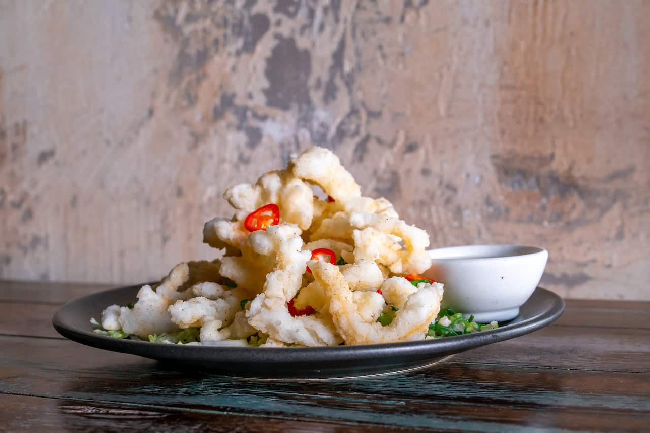 Crispy squid