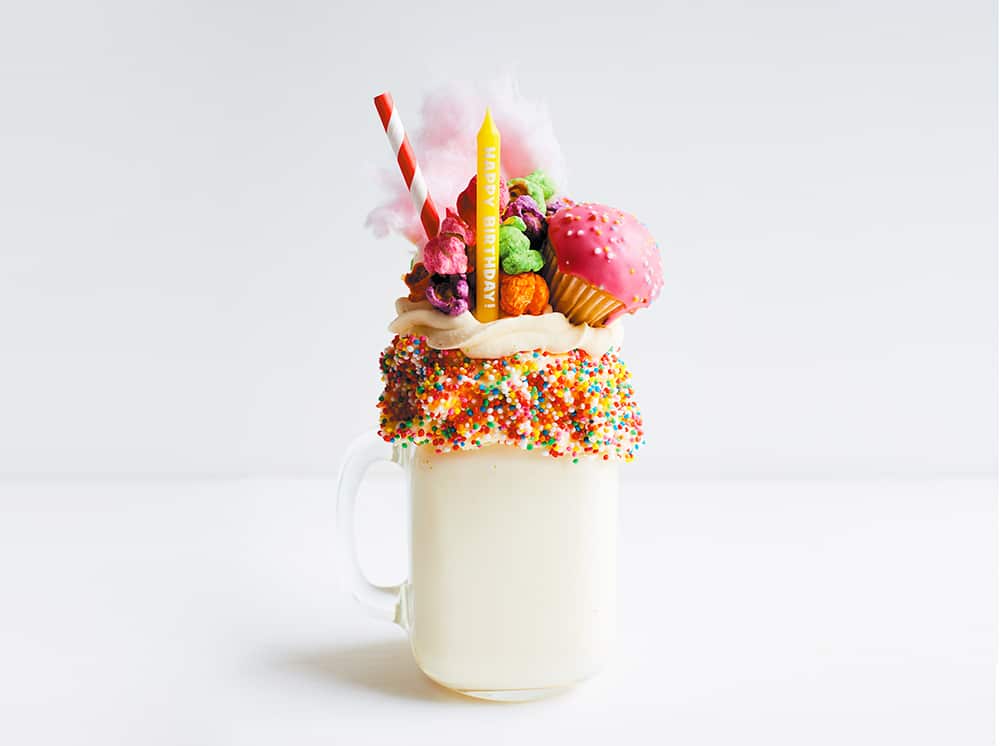 Big bang birthday cake