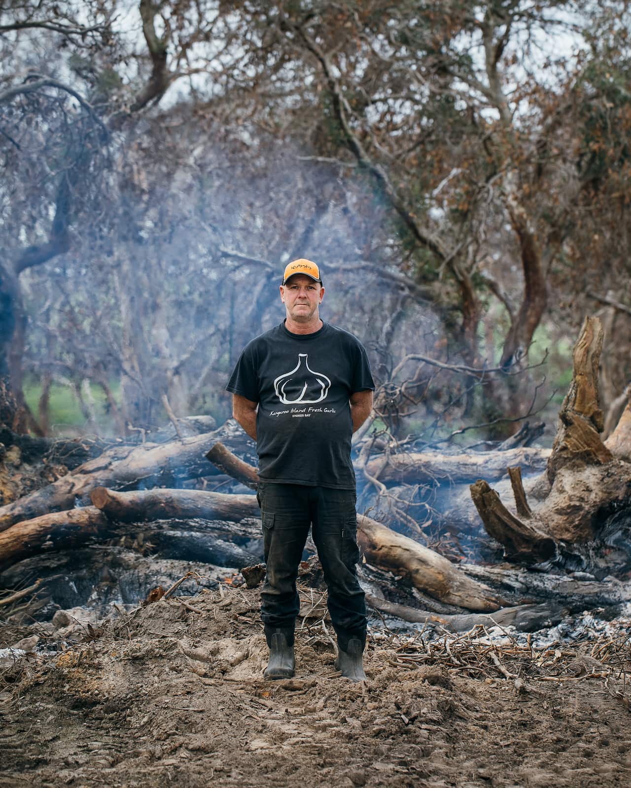 Shane Leahy of Kangaroo Island Fresh Garlic