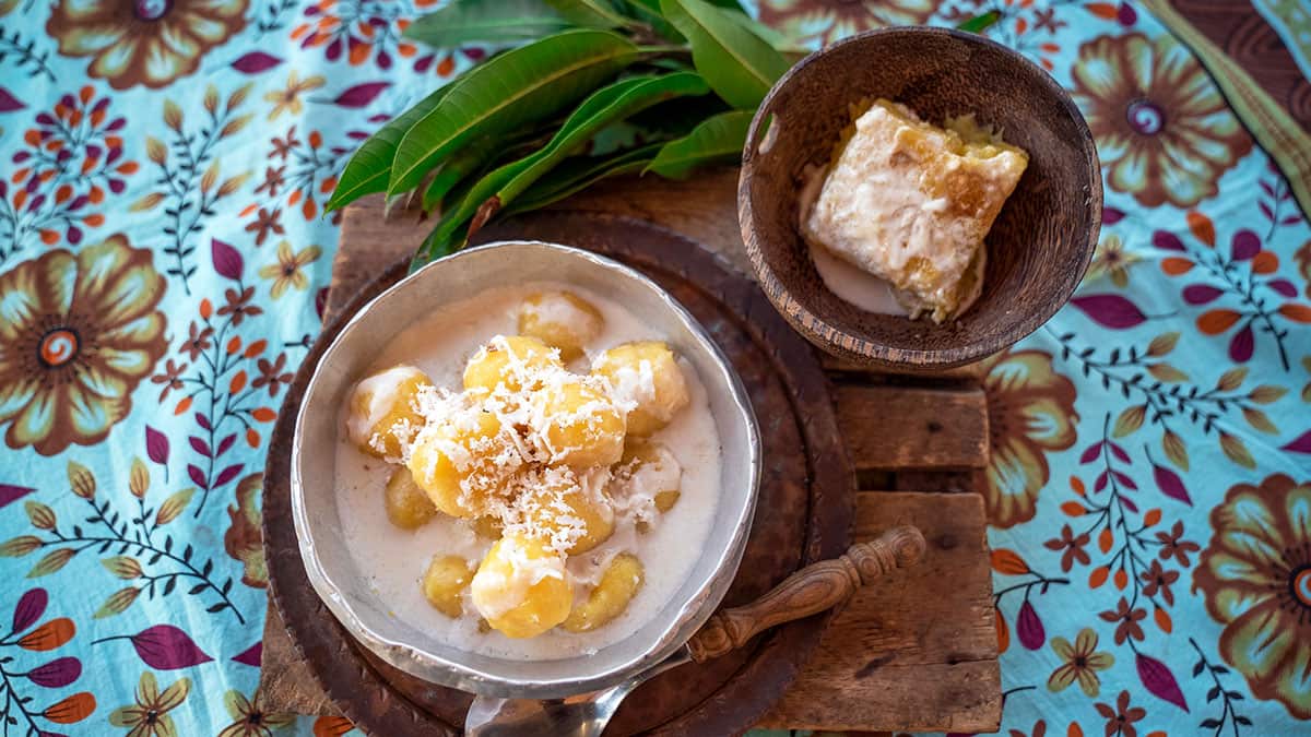 cassava balls and cassava damper in Strait to the Plate