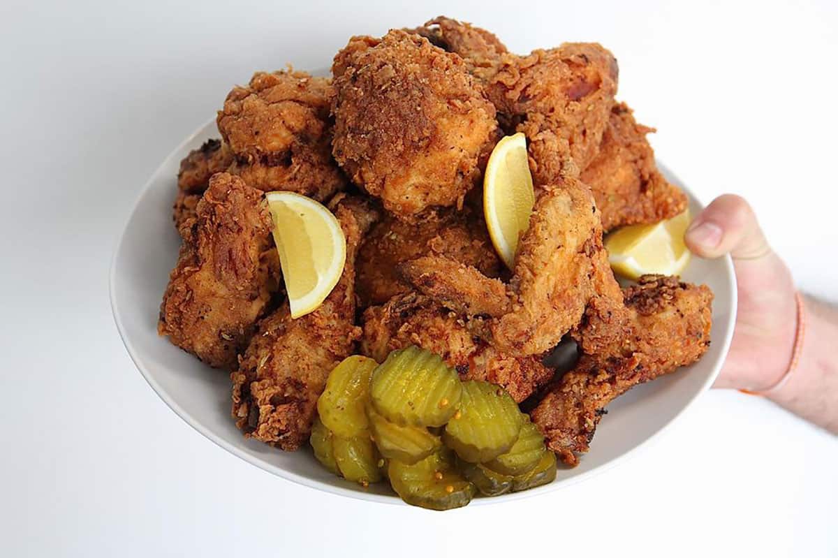 Matty Matheon's Super-crispy fried chicken