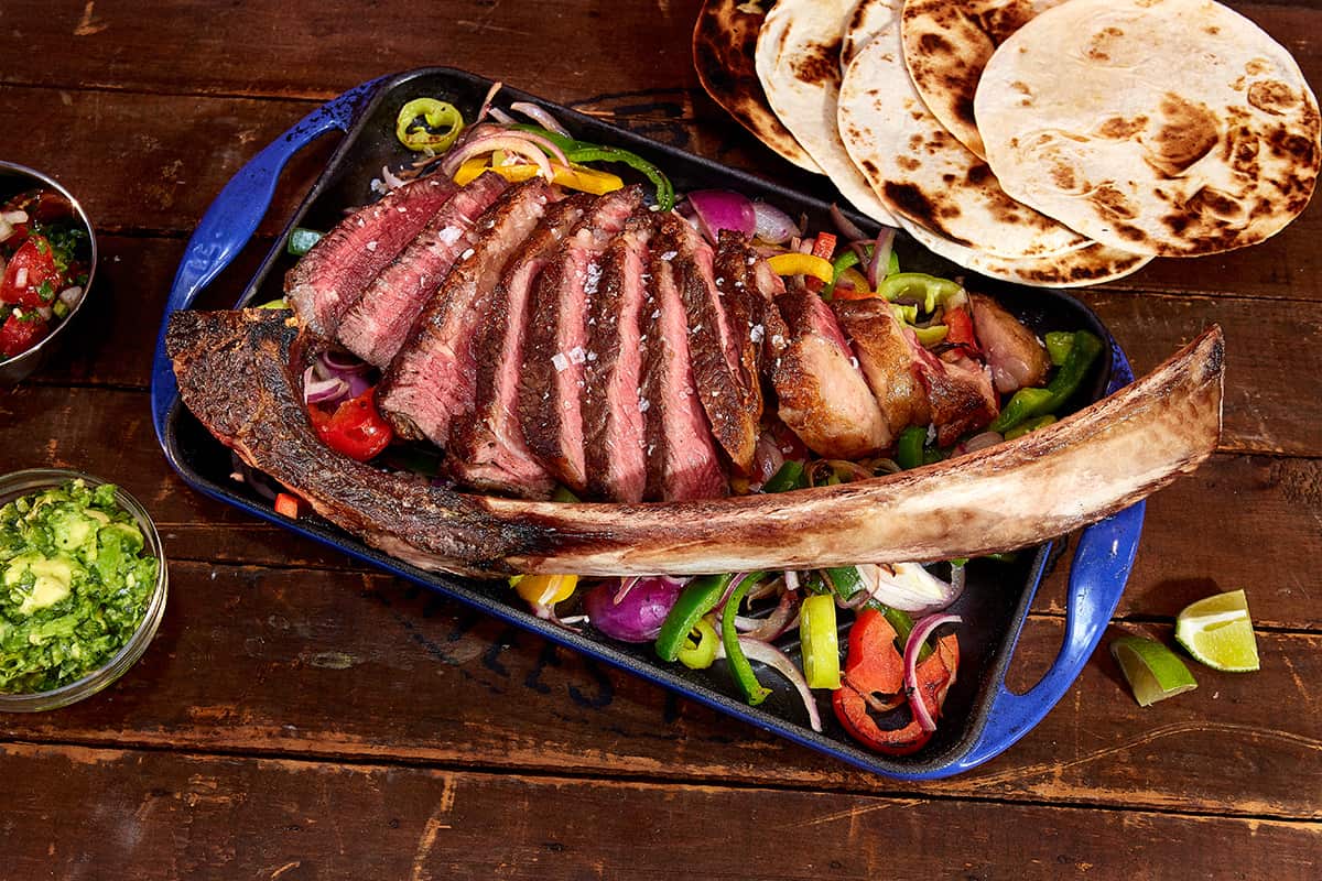 Steak fajitas
