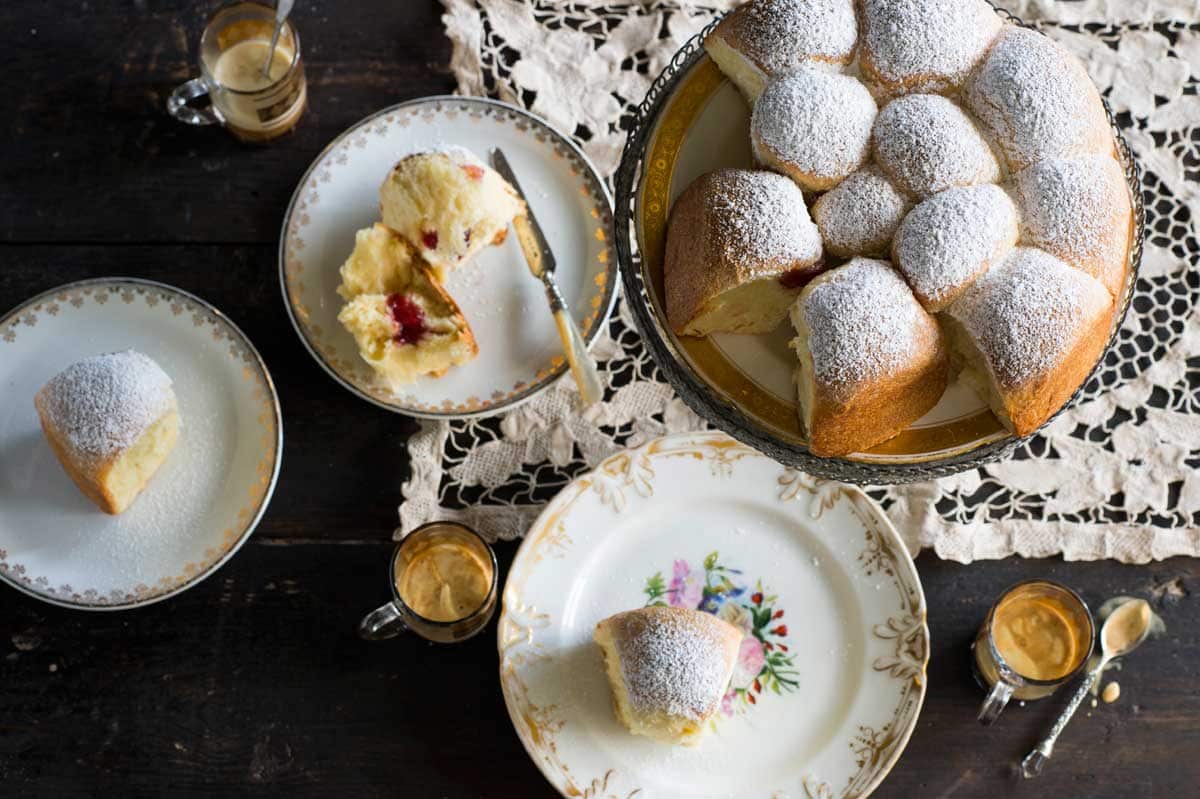 Sweet jam-filled rolls (Buchteln)