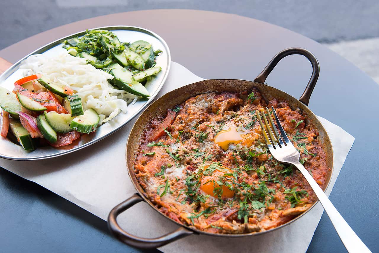 Tahina Bar's shakshuka
