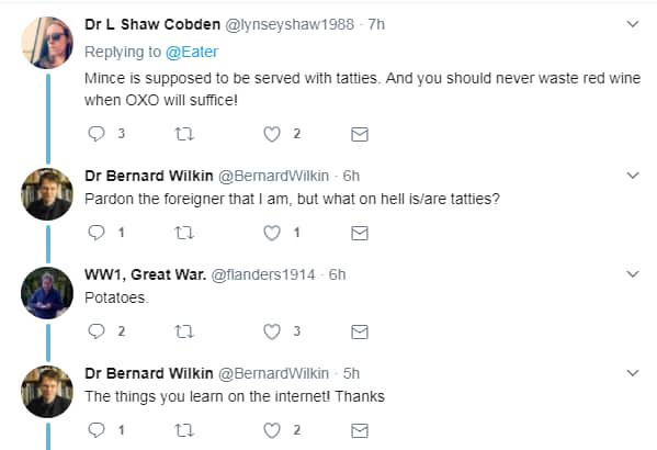 "What on hell is/are 'tatties'?"