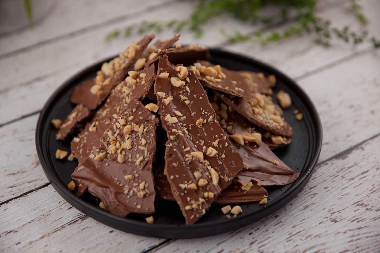 Peanut butter chocolate bark