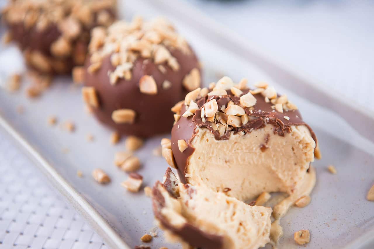 Peanut butter semifreddo
