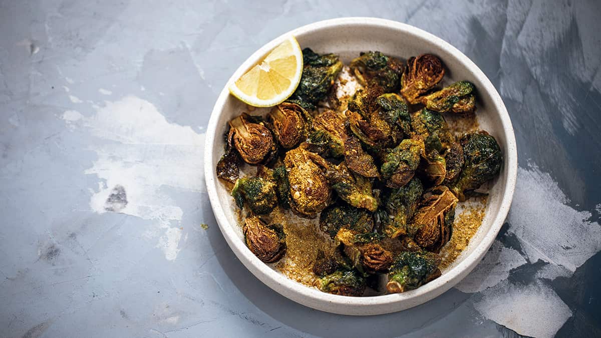 Brussel sprouts with gunpowder