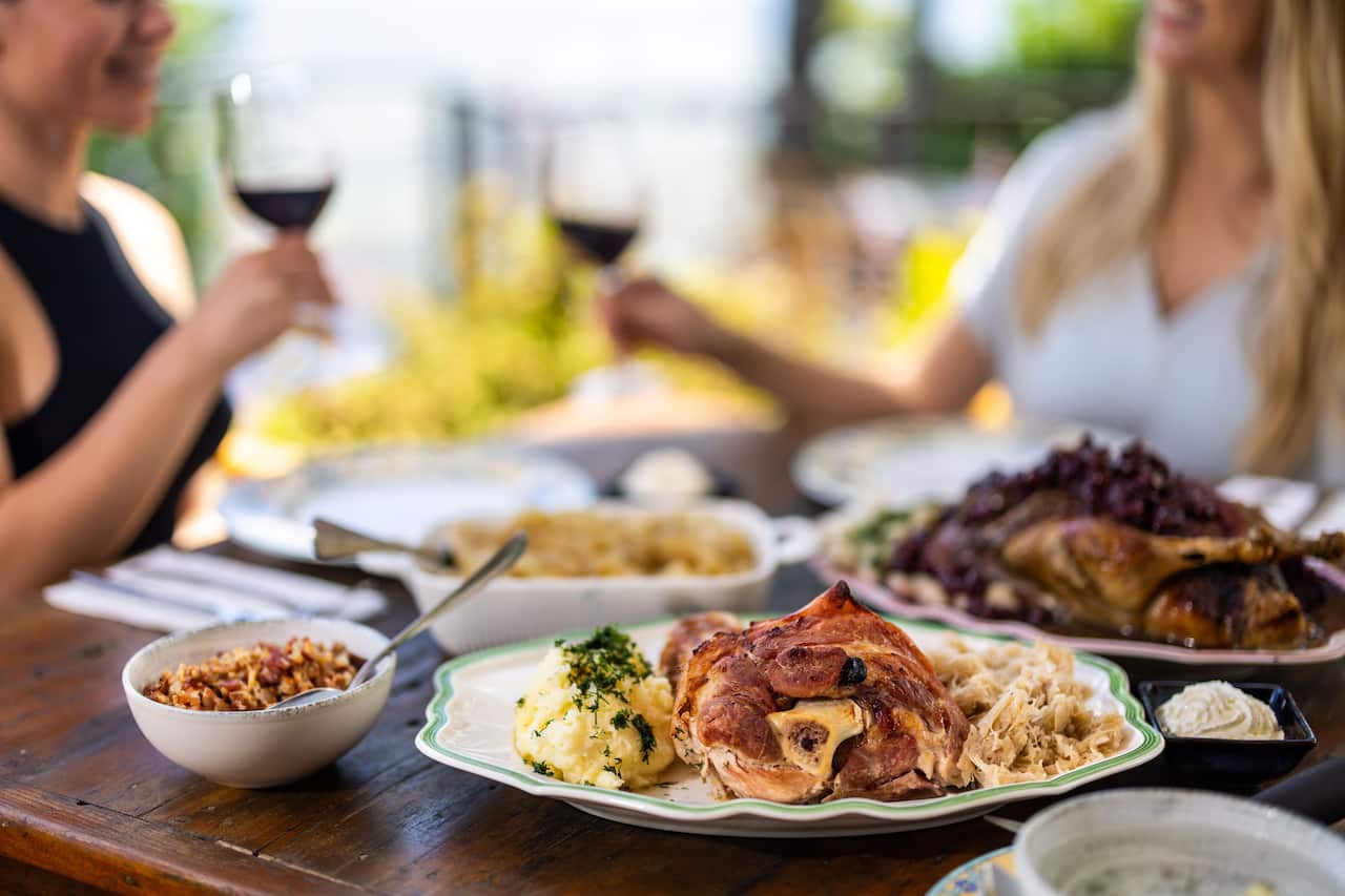 A spread at The Polish Place in the Gold Coast Hinterland.