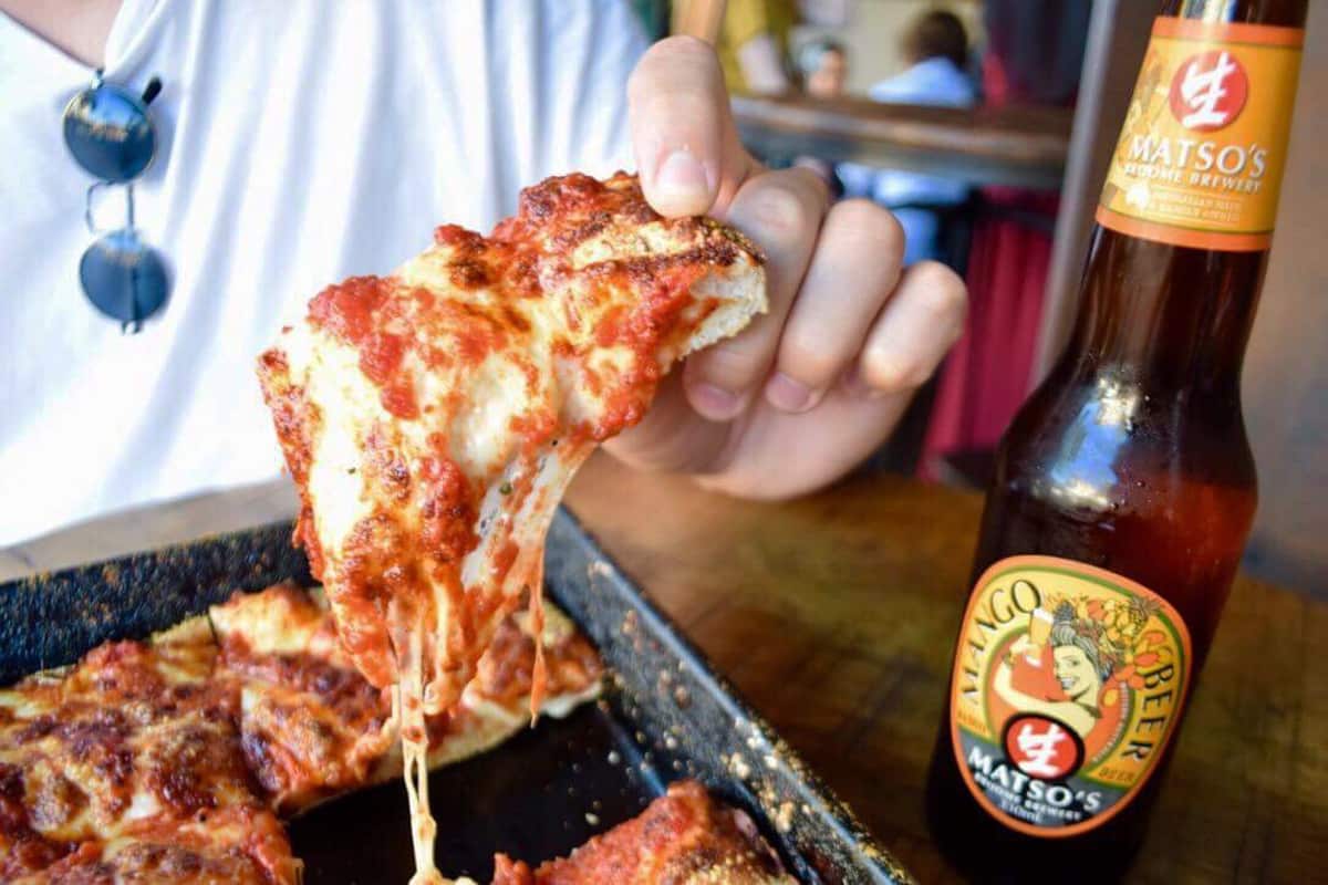 Theo & Co Upside Down Granny pizza