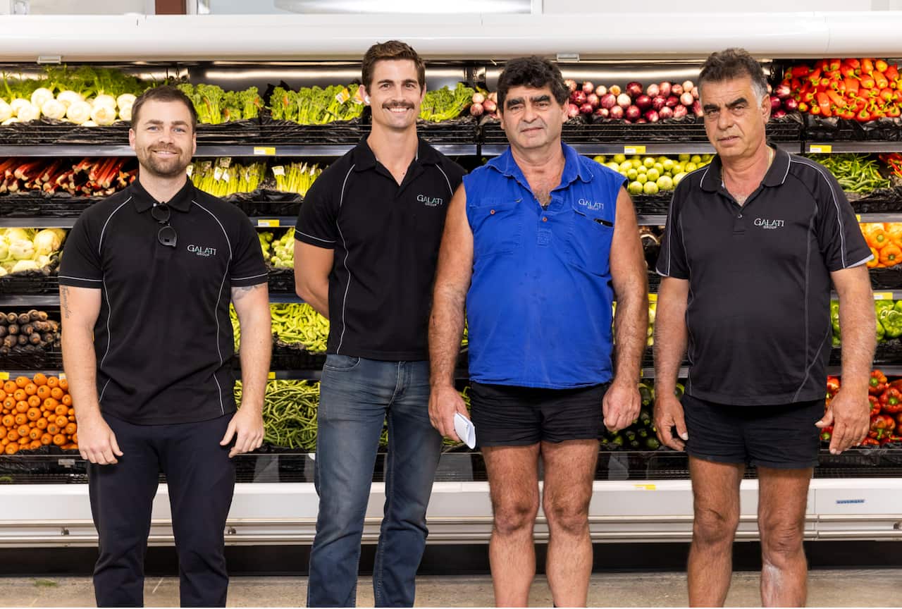 Tony Galati and his brother Vince along with Tony's sons Frankie and Sebastian