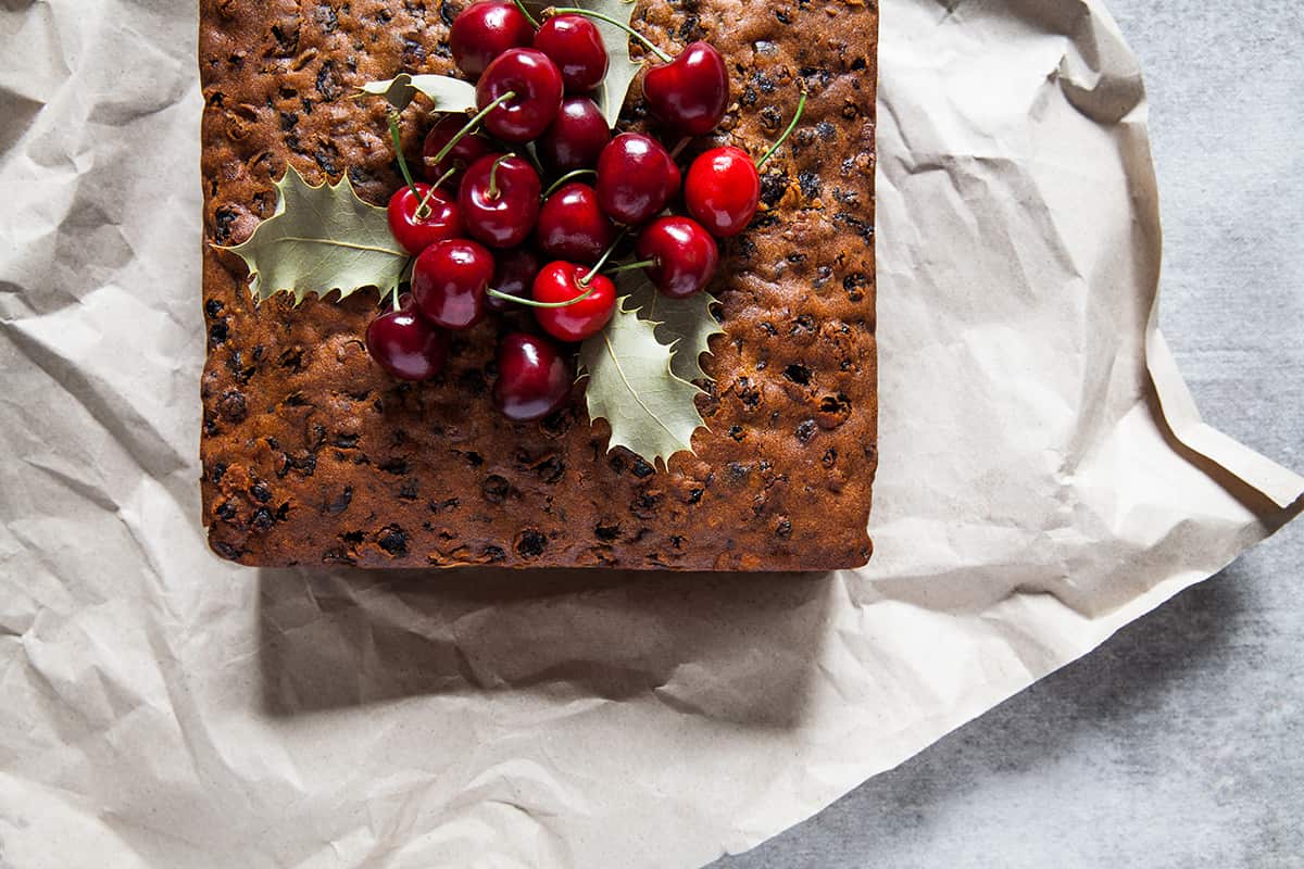 Traditional fruit cake