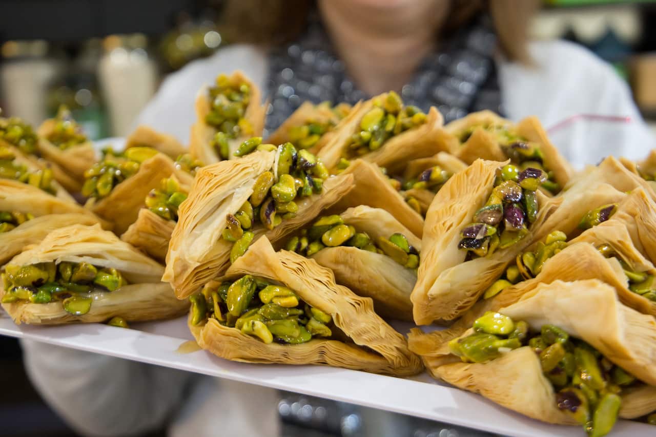 Trio Syrian Cuisine - baklava cousin