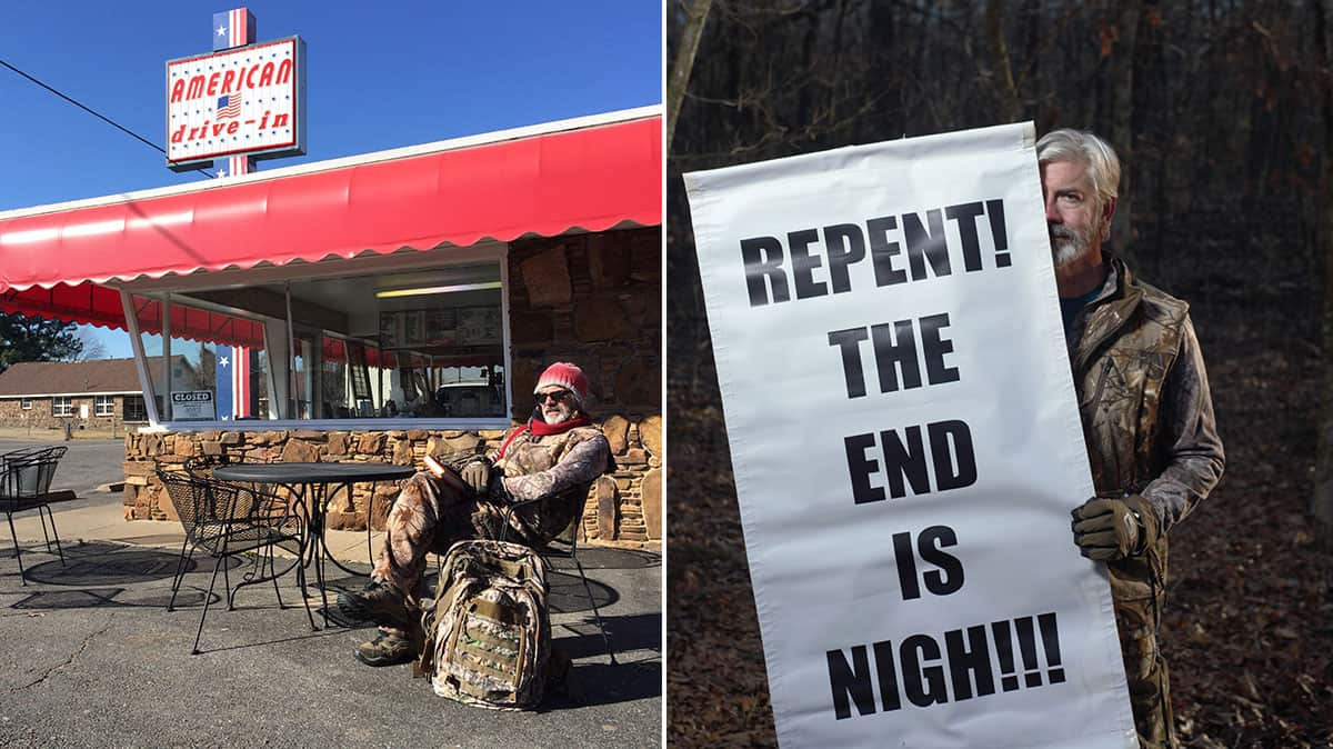 Shaun Micallef in Alabama and in Stairway to Heaven