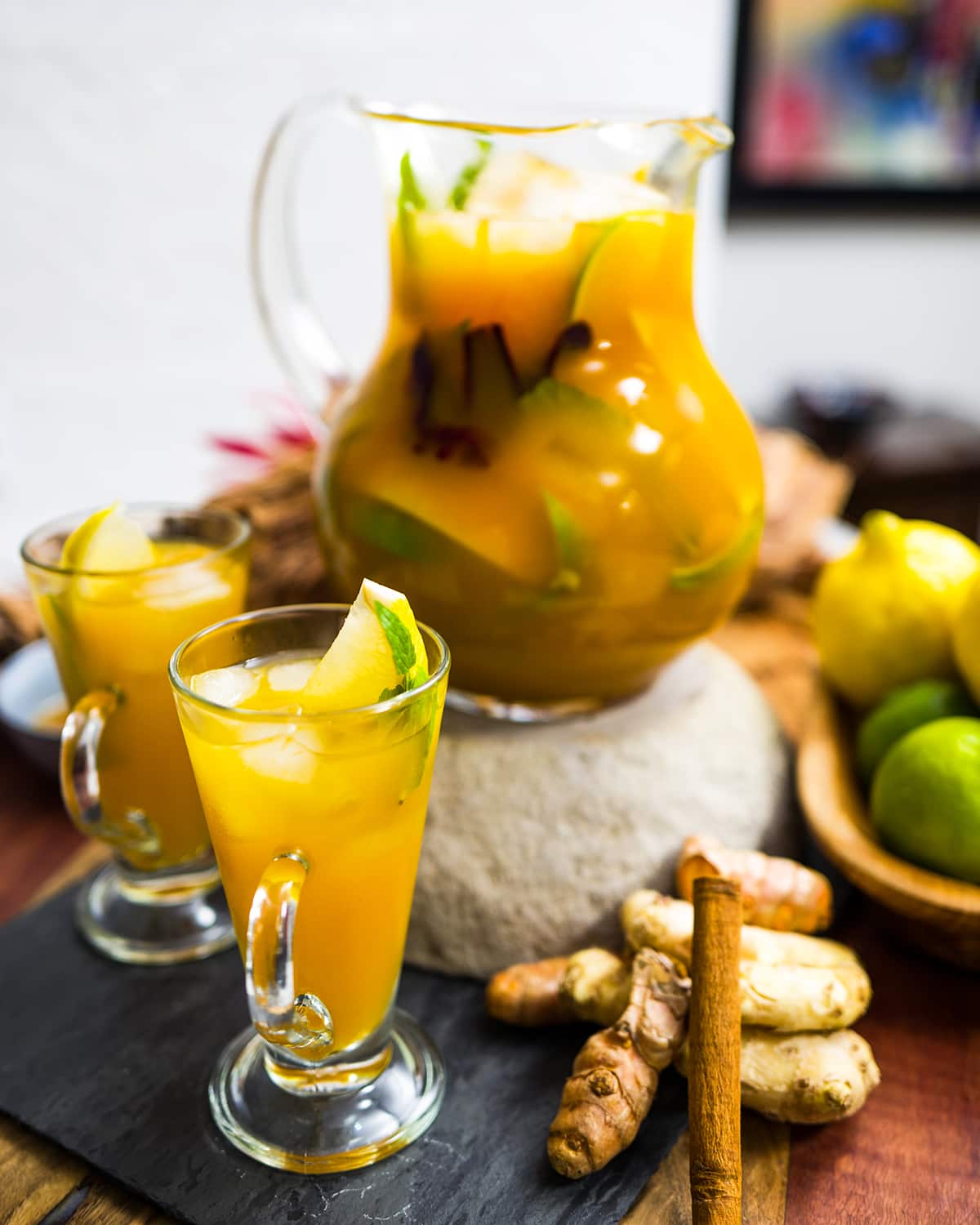 Immune-boosting turmeric and lemon myrtle tea