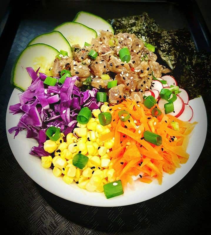 Raw fish poke bowls will feature alongside poke doughnuts from the Poke Doke team.