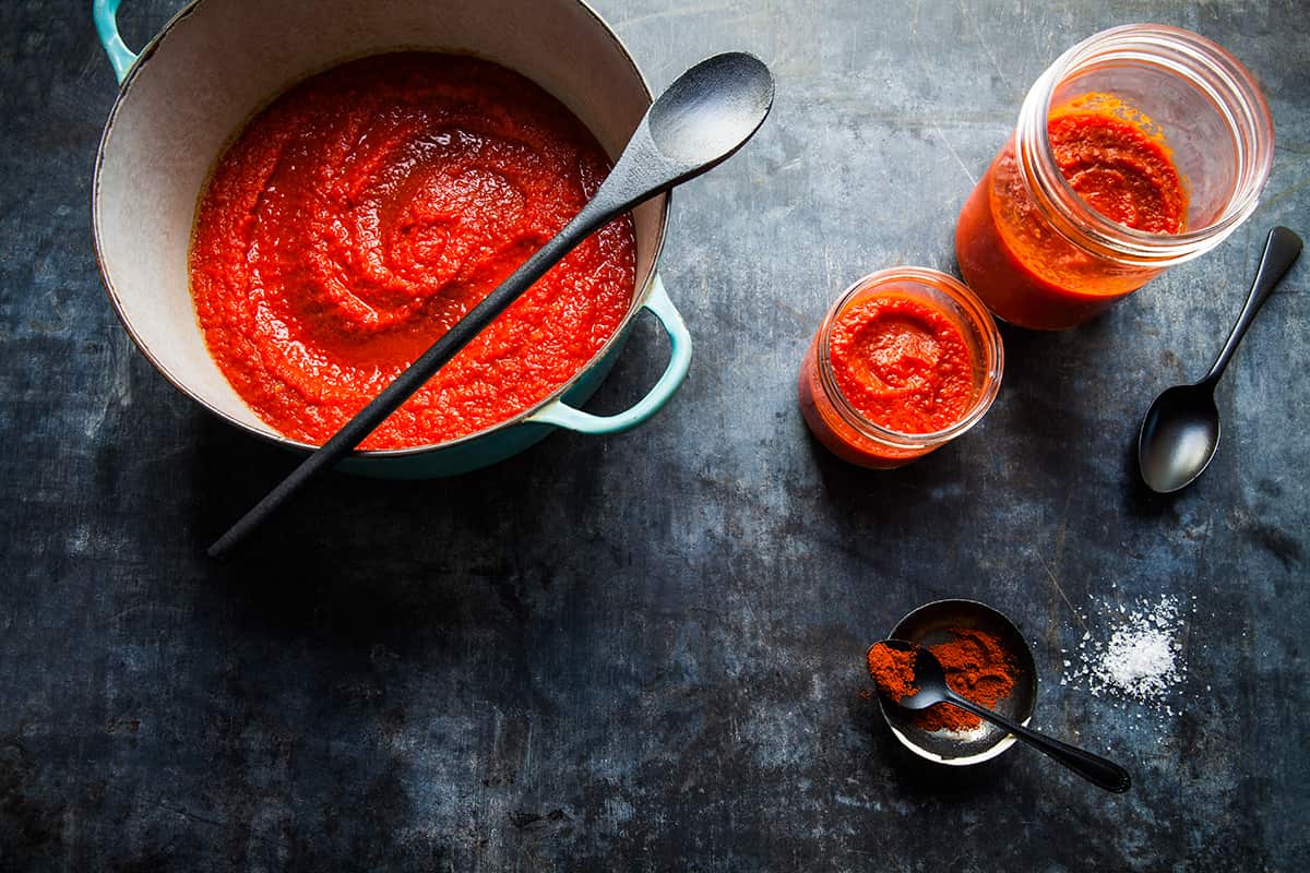 Pepper paste (biber salçası)