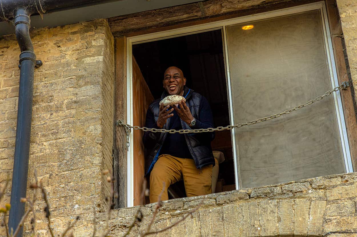 Ainsley Harriott at Shipton Mill