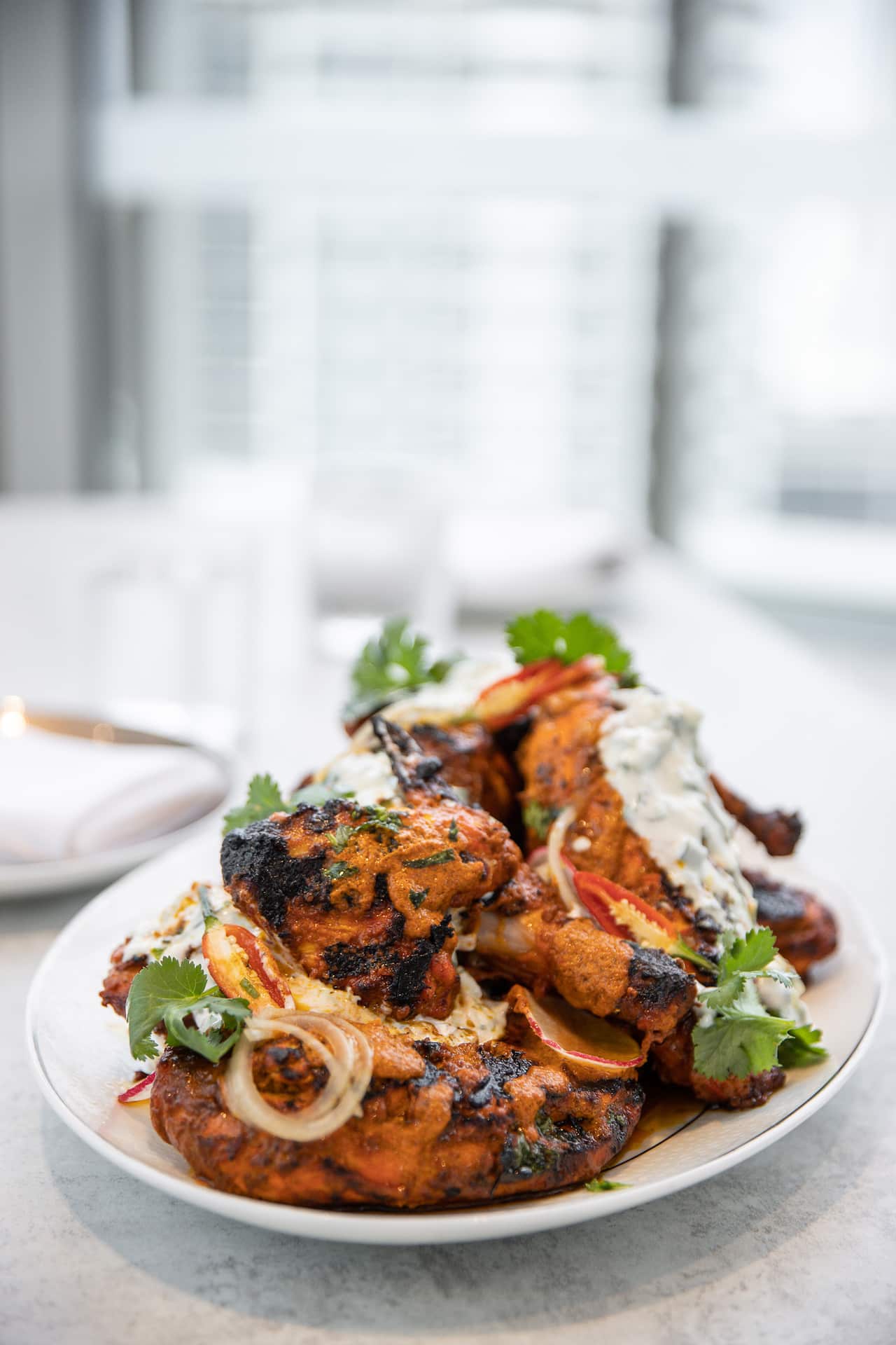 Tandoori barbecue chicken to die for.