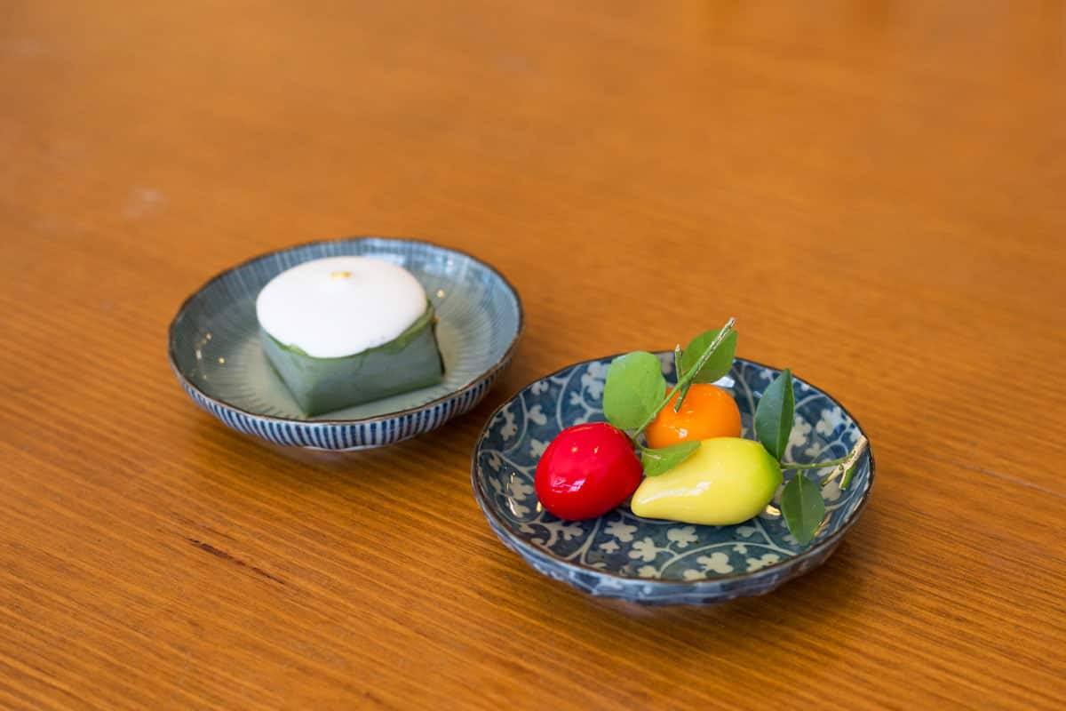 Traditional Thai sweets at Udom House