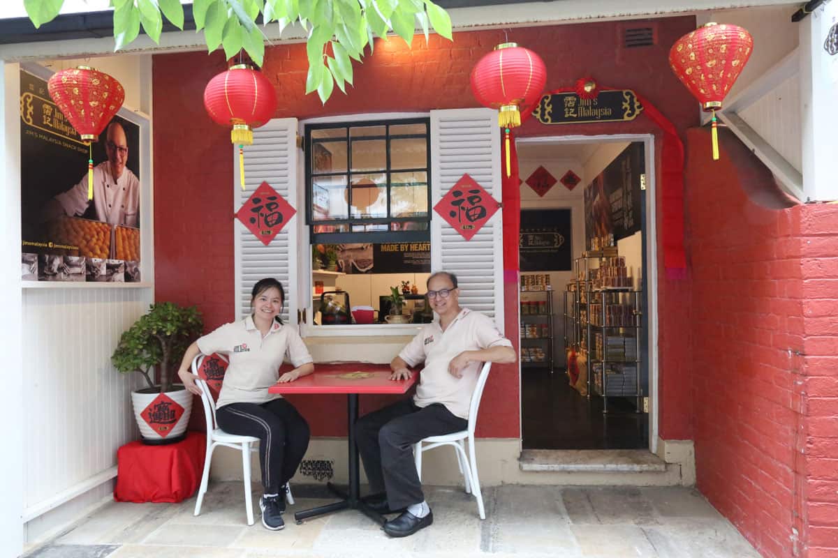 At his Kensington Street pop-up, Uncle Jim is selling Chinese Malaysian Lunar New Year treats for those unable to return back home.