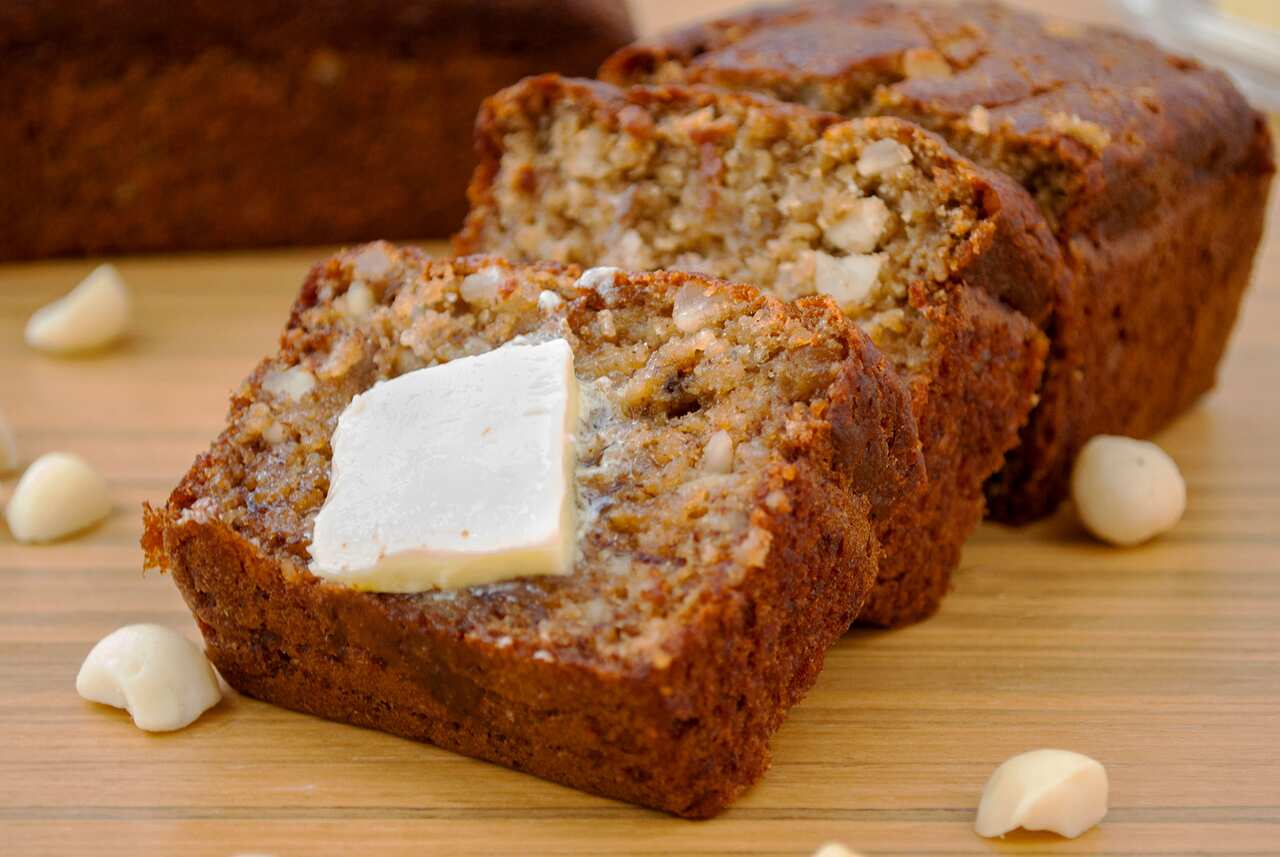 Nutty banana bread