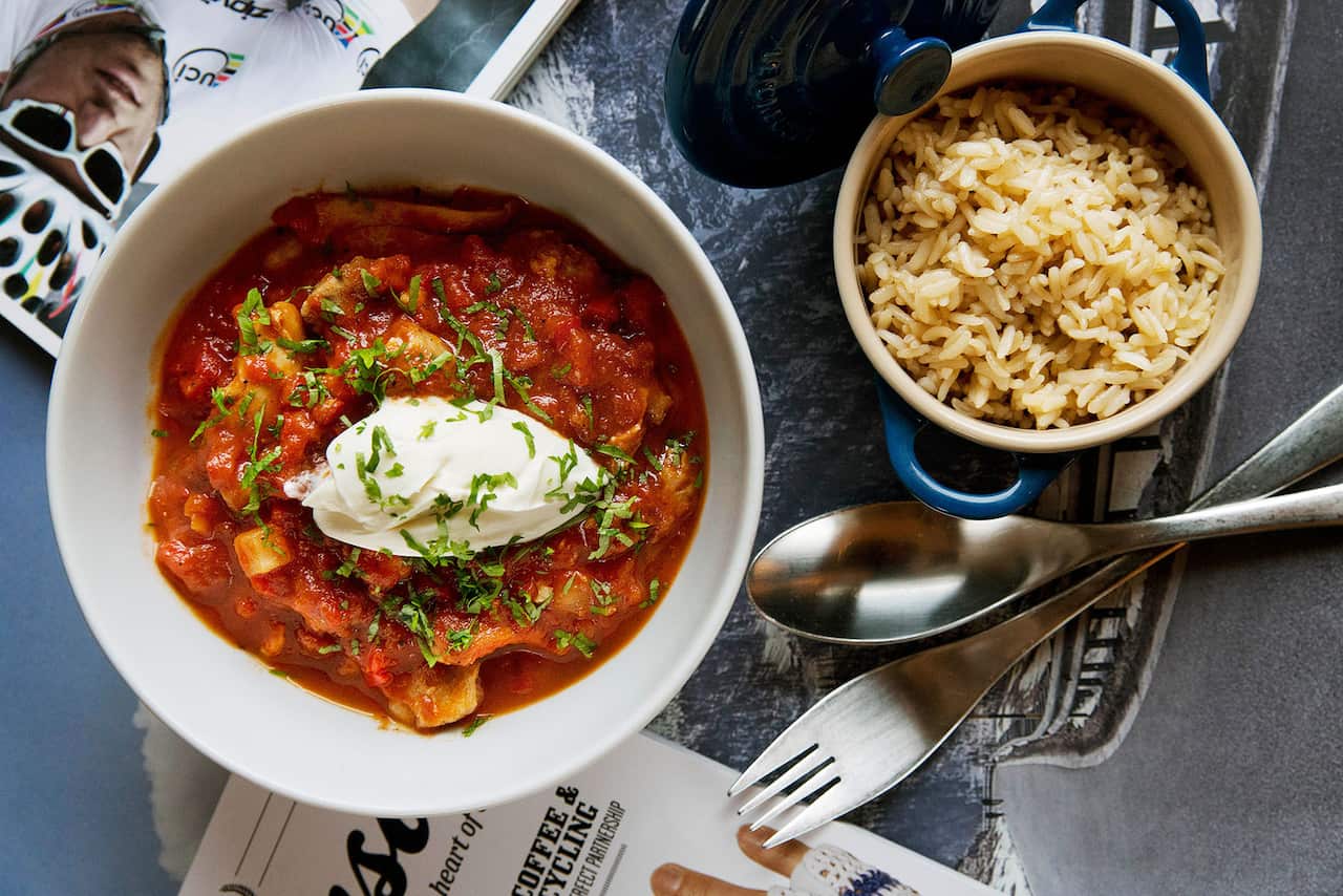 Spicy chicken casserole