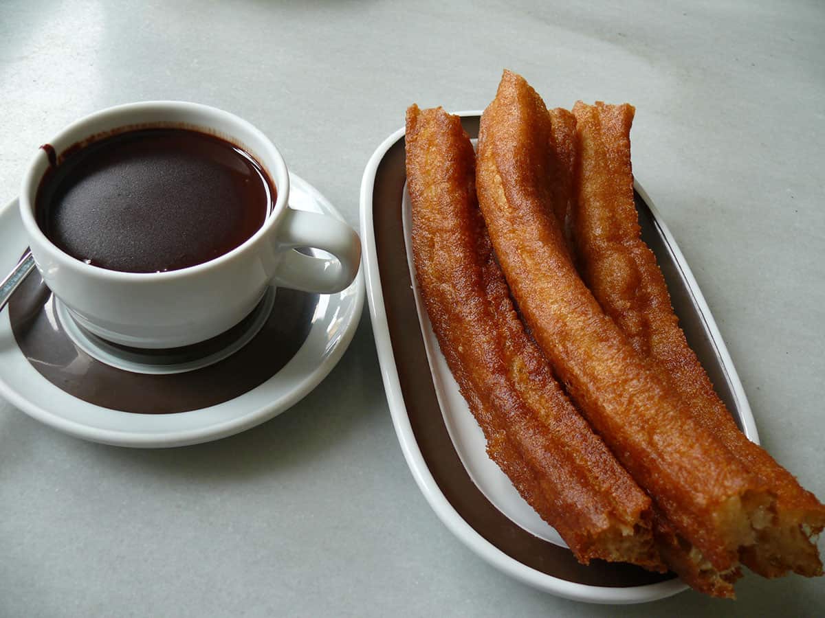 Valor hot chocolate is the secret ingredient in Spain's thick, syrupy hot chocolate.