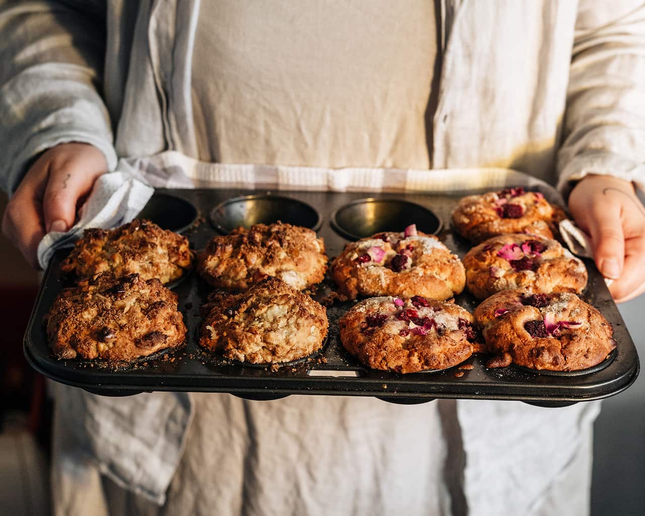 Vegan banana muffins